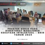 PRAKTEK KERJA DIREKTORAT MANAJEMEN KI – BRIN
